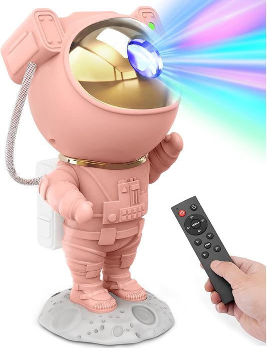 Star Projector, Galaxy Projector for Bedroom, Remote Control & Time Space Projector, Night Light Projector for Kids Adults Gaming Room, Home Theater, Ceiling, Room Decor (Pink Exclusive)