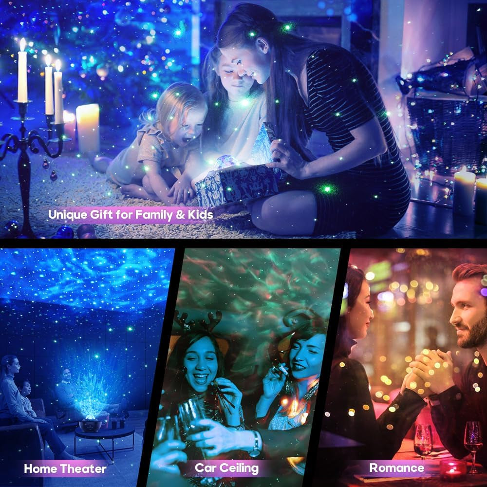 Star Projector Galaxy Light - Galaxy Projector Night Light Projector, Starry Night Light Projector 