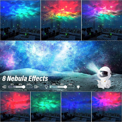 Astronaut Starry Sky Projection Light Full of Stars Ambient Light Spaceman Laser Nebula Water Ripple Bedroom Projection Light