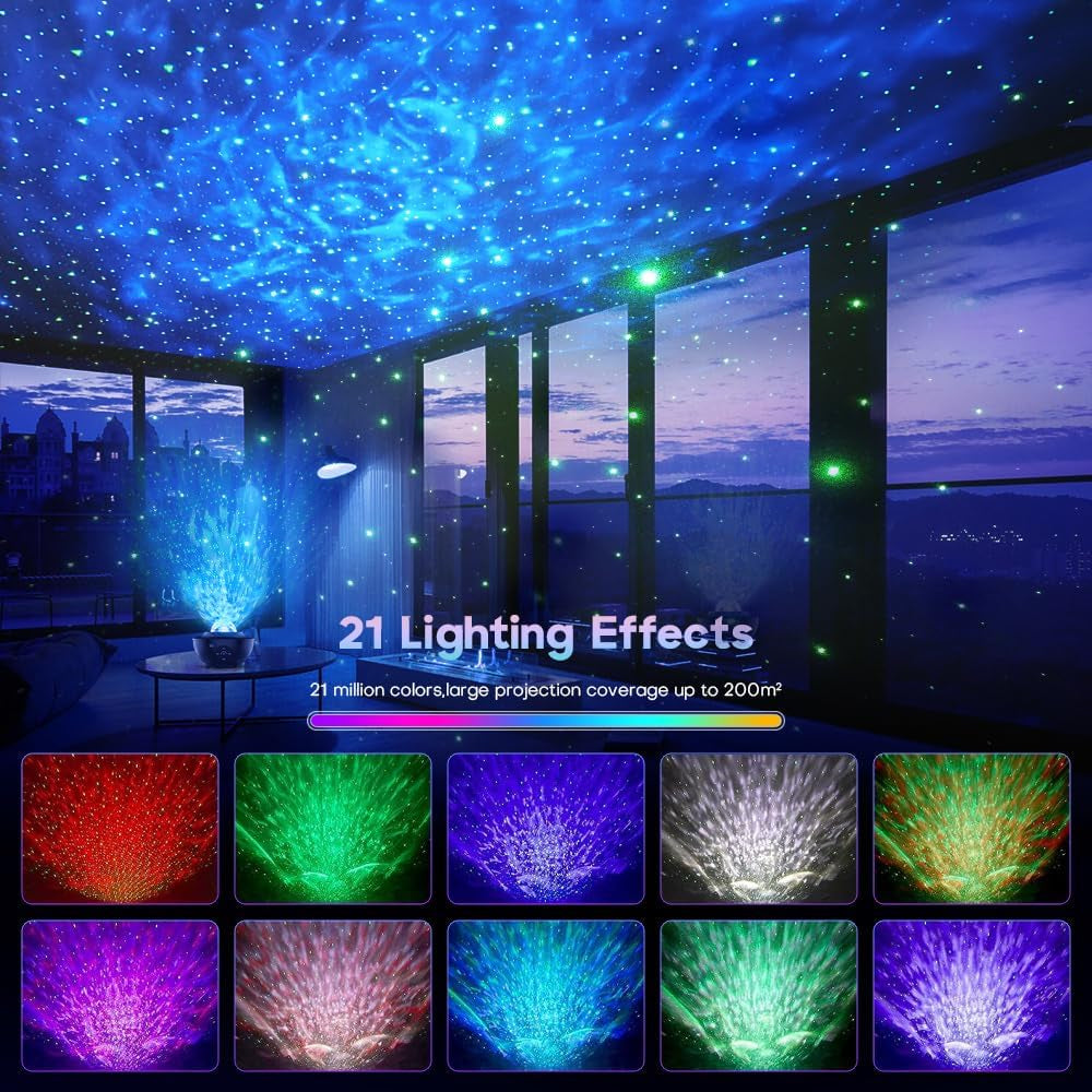 Star Projector Galaxy Light - Galaxy Projector Night Light Projector, Starry Night Light Projector 